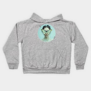 Masked in Beauty: Butterfly Whispers Kids Hoodie